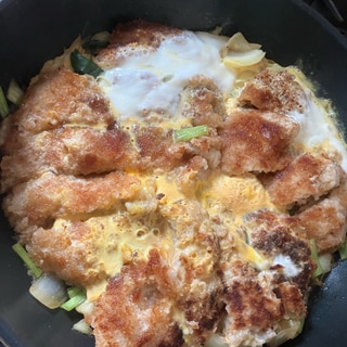 野菜たっぷりカツ丼